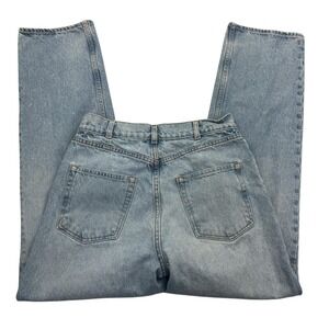 GRLFRND Jeans Womens 28 Light Wash Blue Park Avenue High Rise Straight Leg